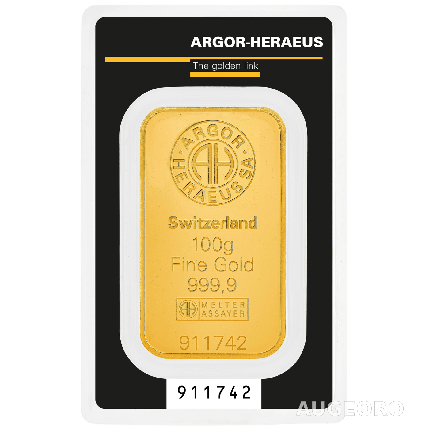 Lingotto Oro 100g KINEBAR©
